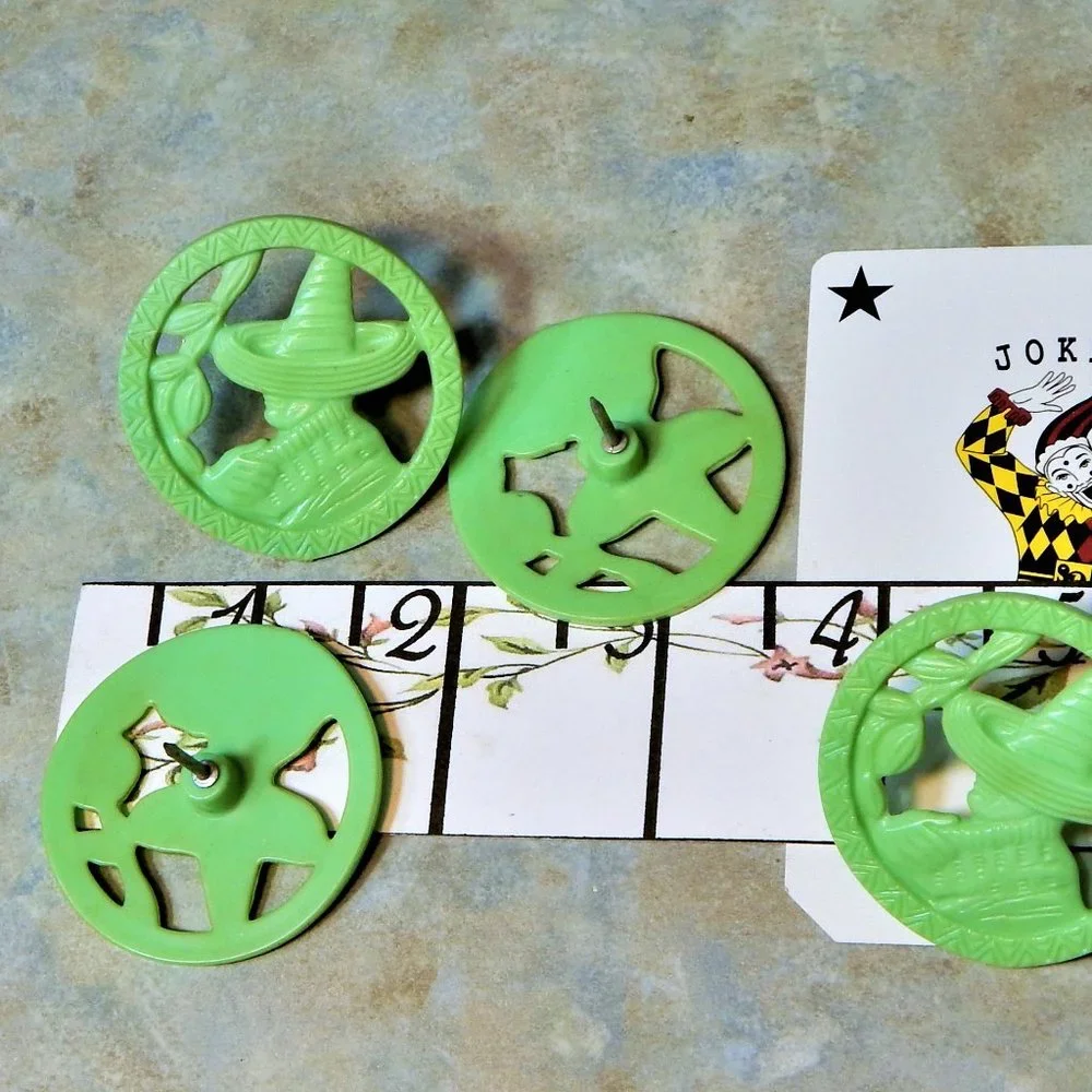 <3  4 Awesome Almost 2" Vintage Pedro's Tacks  <3 - Picture 4 of 5